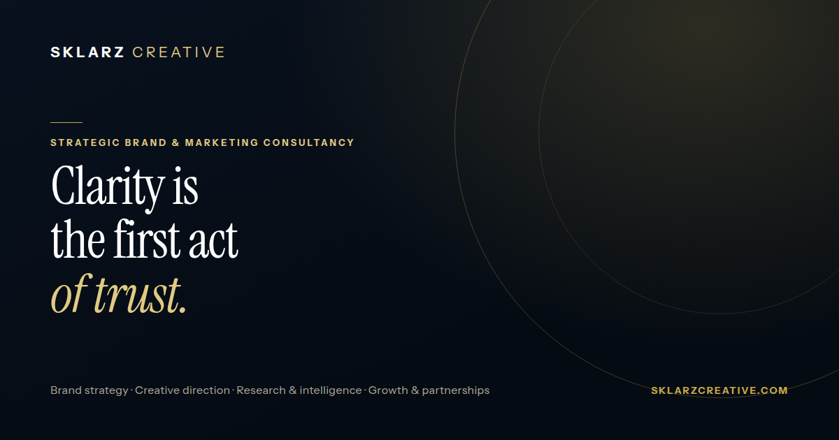 Sklarz Creative | Strategic Brand, Marketing & Creative Consultancy